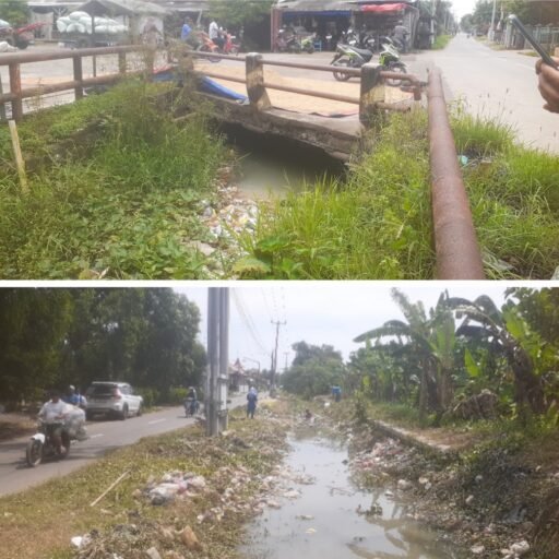 Menyempit Dan Dangkal Kali Desa Kaplongan Perlu Normalisasi Menyempit Dan Dangkal Kali Desa Kaplongan Perlu Normalisasi