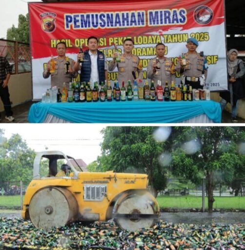 /2025/12/31/Jelang Tahun Baru 2026, Ribuan Botol Miras Hasil Operasi Pekat Digilas di Mapolres Indramayu /2025/12/31/Jelang Tahun Baru 2026, Ribuan Botol Miras Hasil Operasi Pekat Digilas di Mapolres Indramayu