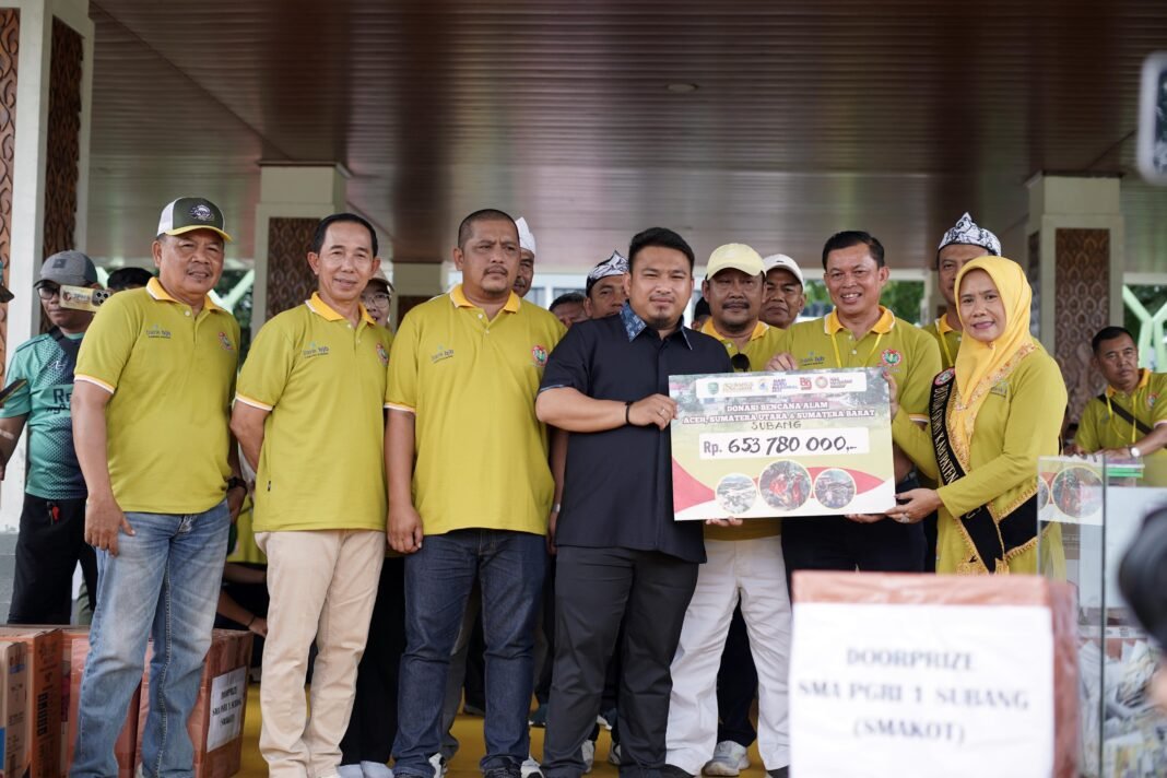 Puncak HUT PGRI Ke -80 pengukuhan Bunda Guru Kabupaten Subang, Dan berikan Donasi Korban bencana alam Puncak HUT PGRI Ke -80 pengukuhan Bunda Guru Kabupaten Subang, Dan berikan Donasi Korban bencana alam