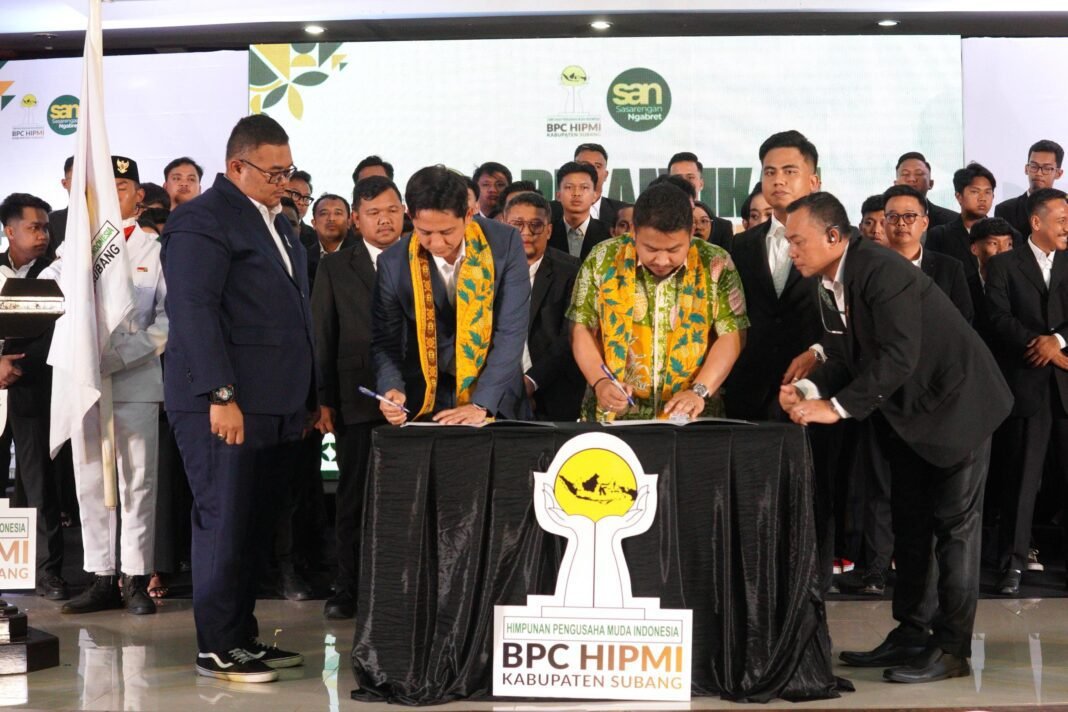 Bupati Subang Menghadiri Pelantikan BPX HIPMI Subang 2025 – 2030 Pengusah Muda S Bupati Subang Menghadiri Pelantikan BPX HIPMI Subang 2025 – 2030 Pengusah Muda S