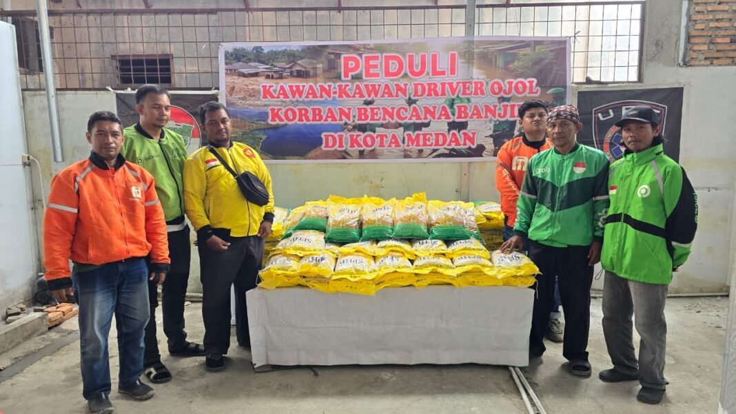 Bantuan Ojol Sumut Diharapkan Meringankan Beban Korban Bencana Bantuan Ojol Sumut Diharapkan Meringankan Beban Korban Bencana