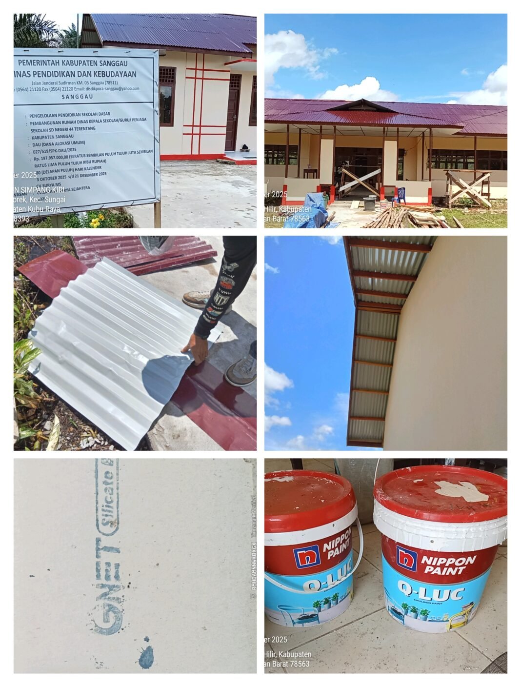 Proyek Rumdis Kepsek SDN 44 Terentang Sanggau : Pelaksana Dan Pengelola Harus diperiksa Proyek Rumdis Kepsek SDN 44 Terentang Sanggau : Pelaksana Dan Pengelola Harus diperiksa