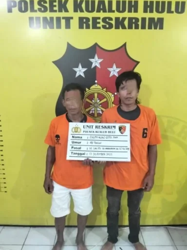 Satreskrim Polsek Kualuh Hulu Amankan Dua Orang Tersangka Pelaku Penyalahguna Narkoba Satreskrim Polsek Kualuh Hulu Amankan Dua Orang Tersangka Pelaku Penyalahguna Narkoba
