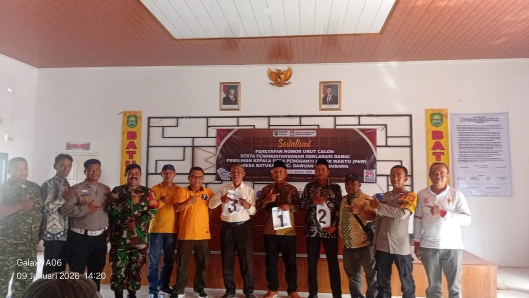 Penentuan Nomor Urut Calon PAW Kepala Desa Batusari, Berikut jadwal Pemilihan Penentuan Nomor Urut Calon PAW Kepala Desa Batusari, Berikut jadwal Pemilihan