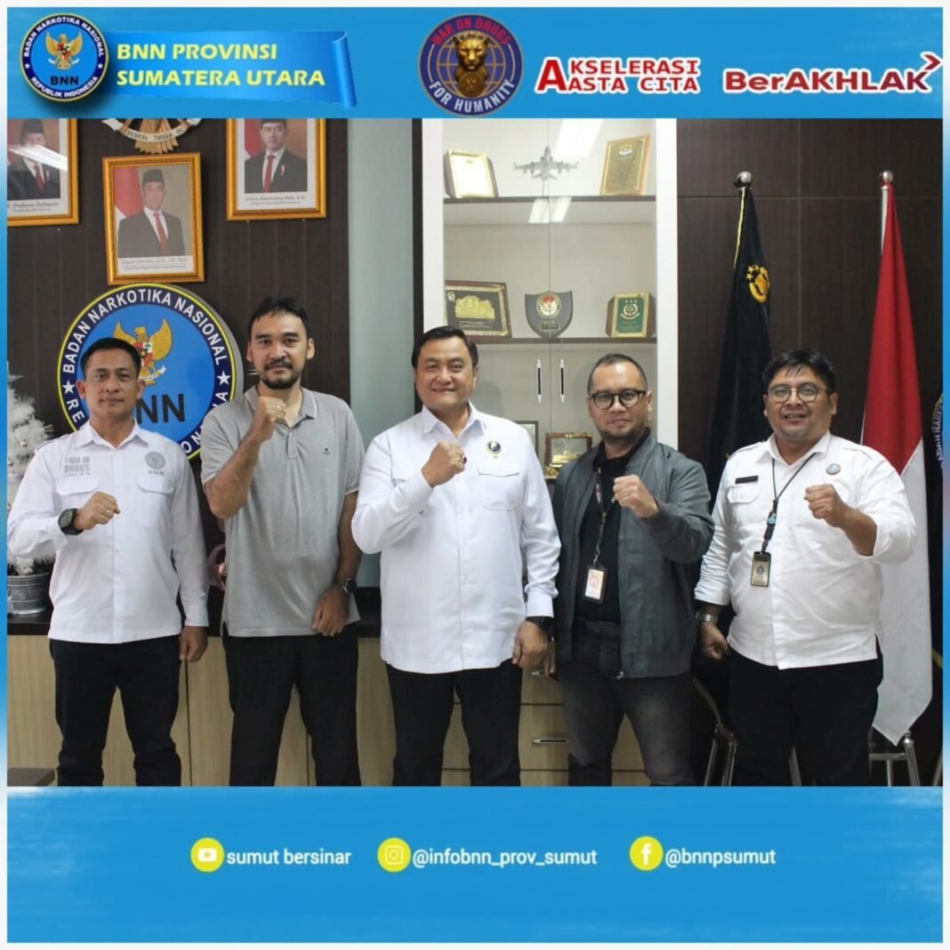 Perkuat Kolaborasi P4GN, Kepala BNNP Sumut Terima Audiensi Maxim Transportasi Online Perkuat Kolaborasi P4GN, Kepala BNNP Sumut Terima Audiensi Maxim Transportasi Online