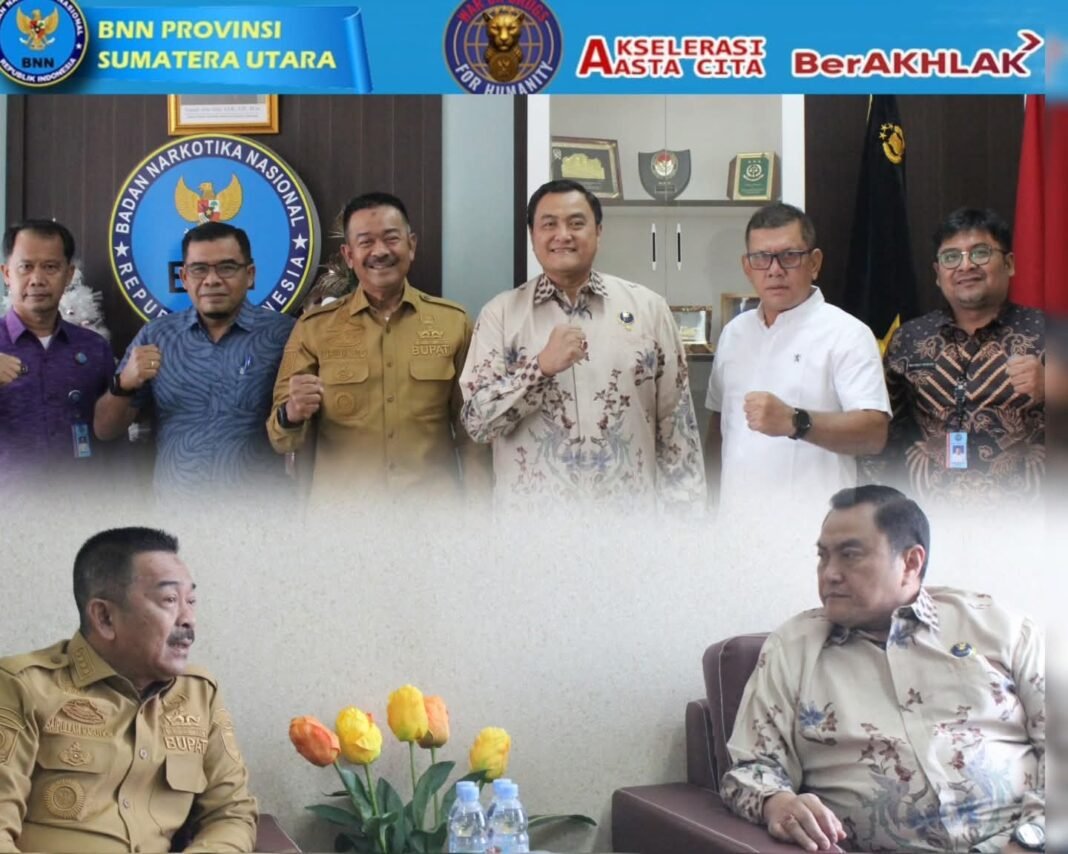 Perkuat Sinergi P4GN, Kepala BNNP Sumut Terima Audiensi Bupati Mandailing Natal Perkuat Sinergi P4GN, Kepala BNNP Sumut Terima Audiensi Bupati Mandailing Natal