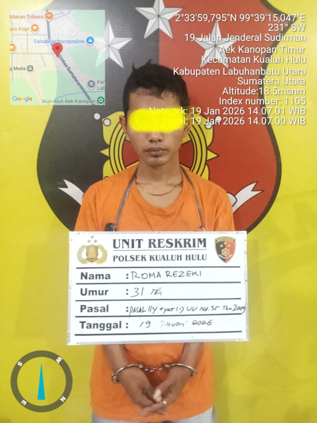 “Polsek Kualuh Hulu Ungkap Kasus Narkotika di Damuli Pekan” “Polsek Kualuh Hulu Ungkap Kasus Narkotika di Damuli Pekan”