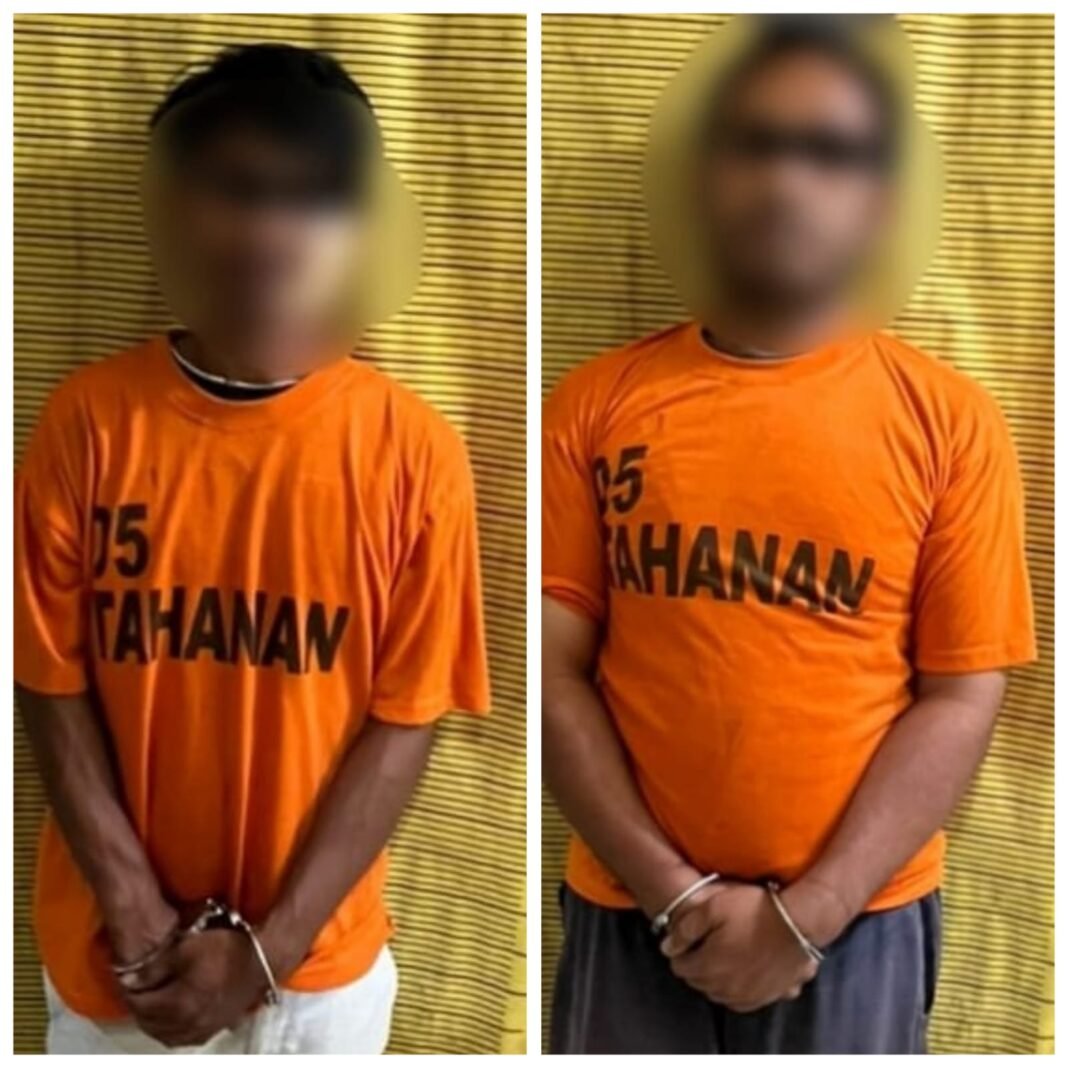 Meresahkan Dikampung Sendiri, Dua Pria Digelandang ke Polres Binjai Meresahkan Dikampung Sendiri, Dua Pria Digelandang ke Polres Binjai