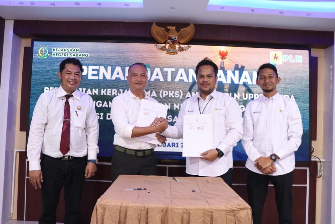 PLN UP3 Banda Aceh dan Kejaksaan Negeri Sabang Perkuat Kepastian Hukum dan Keandalan Listrik PLN UP3 Banda Aceh dan Kejaksaan Negeri Sabang Perkuat Kepastian Hukum dan Keandalan Listrik
