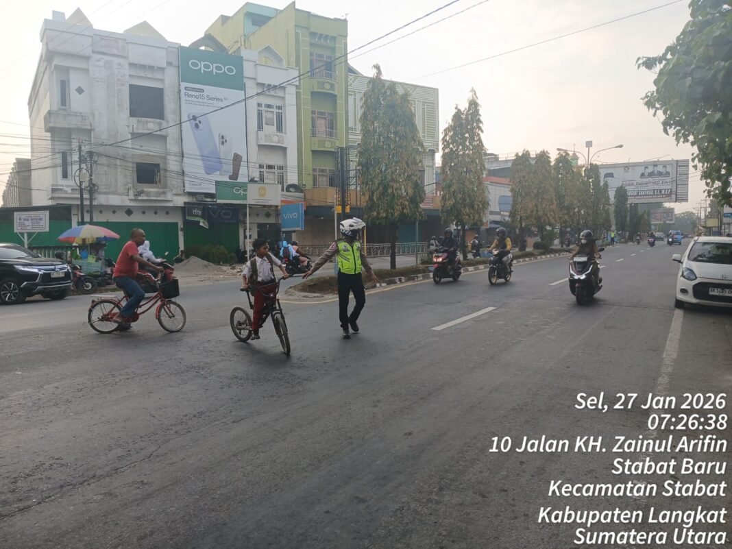 Strong Point Pagi, Polres Langkat Pastikan Keamanan dan Keselamatan Warga Strong Point Pagi, Polres Langkat Pastikan Keamanan dan Keselamatan Warga