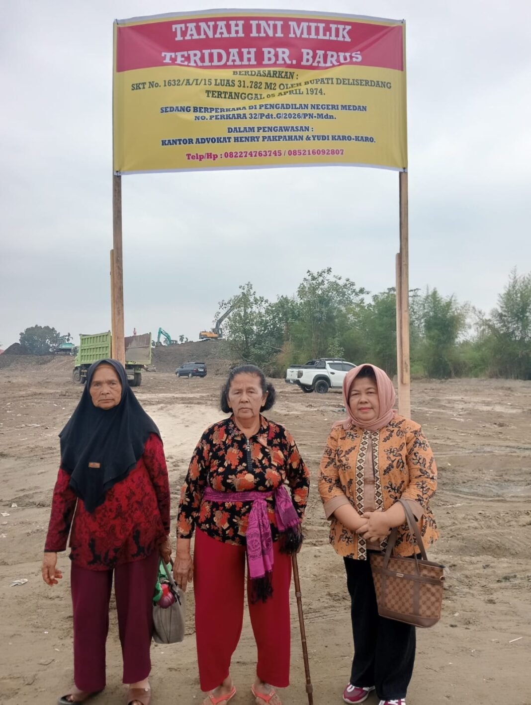 Sekolah rakyat dibangun diatas lahan” Sengketa “, ahli waris menangis tak dapat kompensasi Sekolah rakyat dibangun diatas lahan” Sengketa “, ahli waris menangis tak dapat kompensasi
