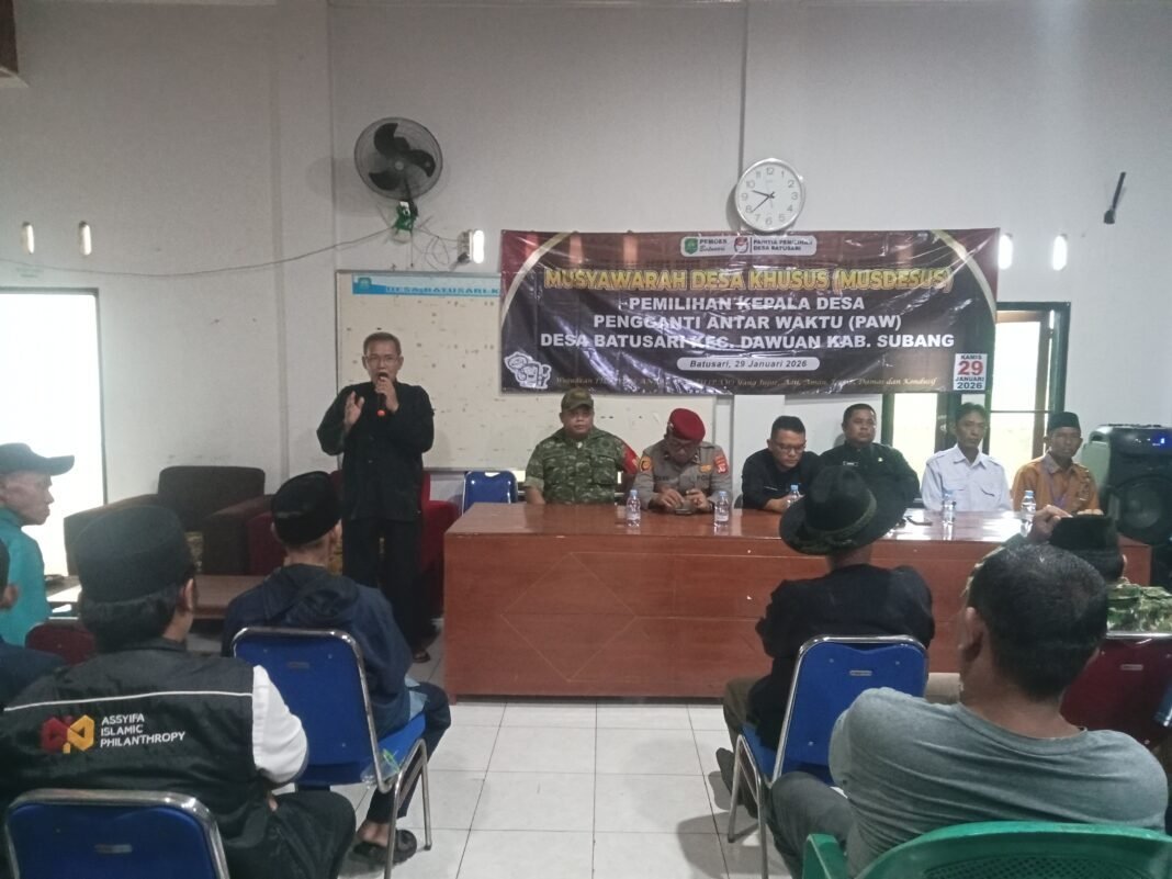 Pemdes Desa Batusari Dawuan Sekses Gelar Pemilihan Kepala Desa PAW Pemdes Desa Batusari Dawuan Sekses Gelar Pemilihan Kepala Desa PAW