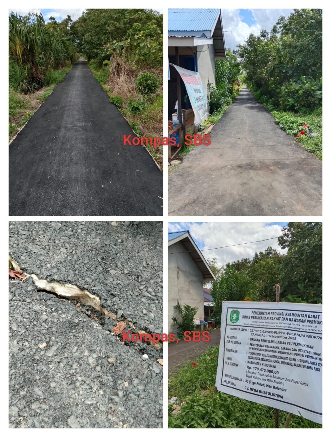 Proyek Jalan Dusun Lingga Mulai Hancur. Kabid Perkim Propinsi Cuma Duduk Sambil Pencet Kalkulator Proyek Jalan Dusun Lingga Mulai Hancur. Kabid Perkim Propinsi Cuma Duduk Sambil Pencet Kalkulator