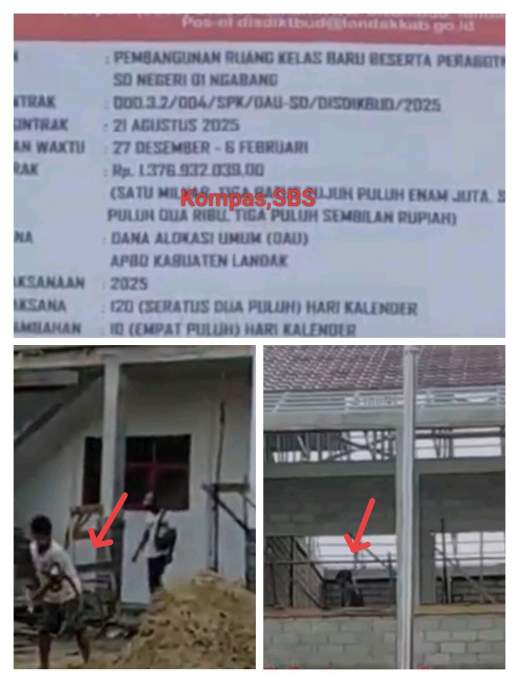 Proyek SD 01 Ngabang : Kadis Dan Kabid Tidak Profesional, Bupati Perlu Evaluasi Proyek SD 01 Ngabang : Kadis Dan Kabid Tidak Profesional, Bupati Perlu Evaluasi