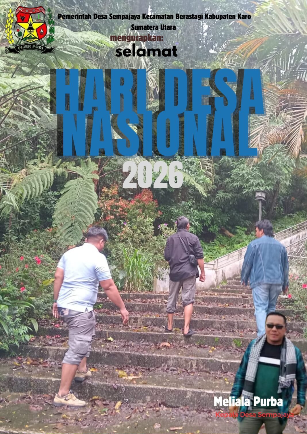 Kepala Desa Sempajaya Meliala Purba : ” Selamat Hari Desa Nasional 2026 Kepala Desa Sempajaya Meliala Purba : ” Selamat Hari Desa Nasional 2026