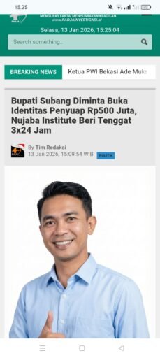 Misteri Hilangnya Bupati Subang Dugaan Suap Rp 500Juta Memasuki Babak Serius Misteri Hilangnya Bupati Subang Dugaan Suap Rp 500Juta Memasuki Babak Serius