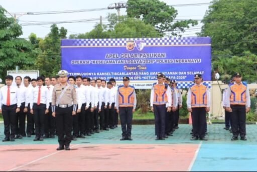 Polres Indramayu Gelar Apel Pasukan Operasi Keselamatan Lodaya 2026, Menjelang Ramadhan Polres Indramayu Gelar Apel Pasukan Operasi Keselamatan Lodaya 2026, Menjelang Ramadhan