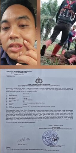 “Tak Terima Di Aniaya, Serma Buana Delly Laporkan MIS Warga Desa Rawa Sari Ke-Polres Asahan” “Tak Terima Di Aniaya, Serma Buana Delly Laporkan MIS Warga Desa Rawa Sari Ke-Polres Asahan”