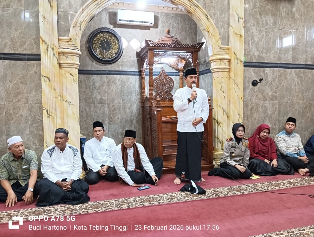 Walikota & Kapolres Tebing Tinggi Safari Ramadhan 1447 H di Masjid “TAFAKUR” Kelurahan Durian Walikota & Kapolres Tebing Tinggi Safari Ramadhan 1447 H di Masjid “TAFAKUR” Kelurahan Durian