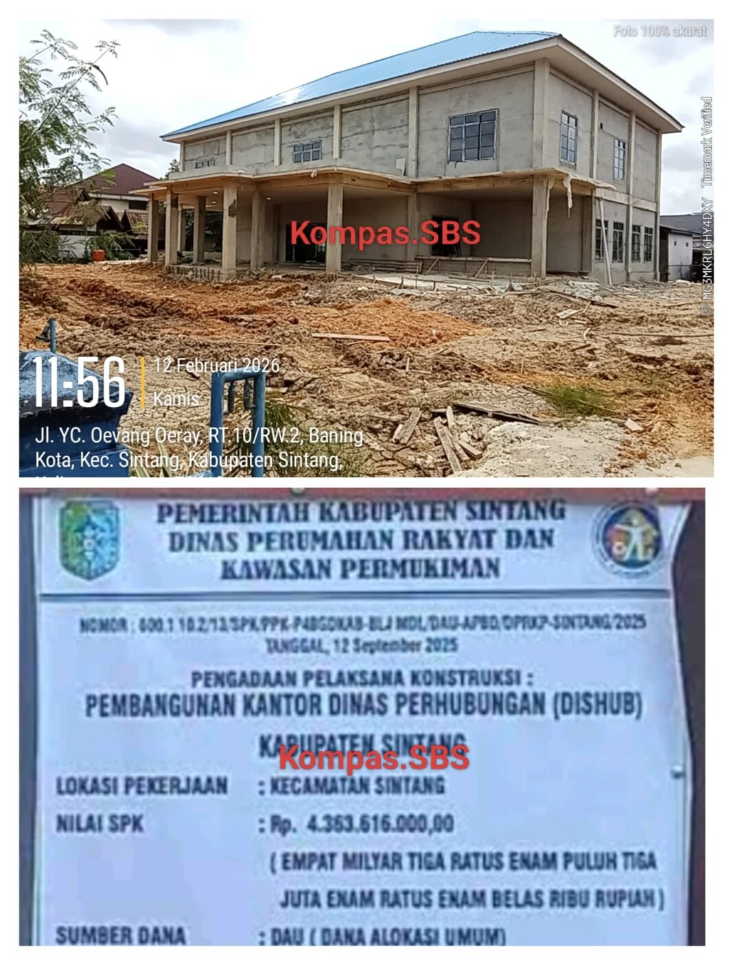 Bangun Kantor Dishub Rp. 4,3 M : Sampai Sekarang Tidak Selesai. Kejaksaan Jangan Diam Bangun Kantor Dishub Rp. 4,3 M : Sampai Sekarang Tidak Selesai. Kejaksaan Jangan Diam