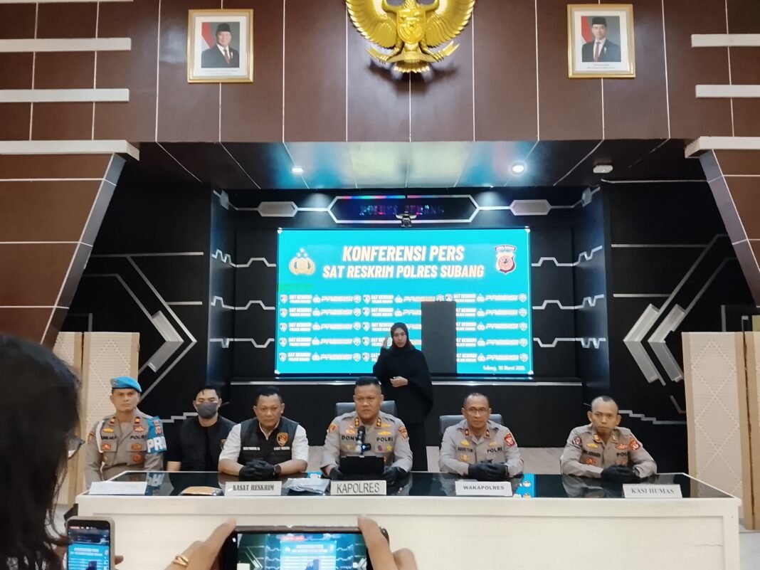Polres Subang Ungkap Dugaan Kasus Pemerasan Dan Pengancaman Polres Subang Ungkap Dugaan Kasus Pemerasan Dan Pengancaman