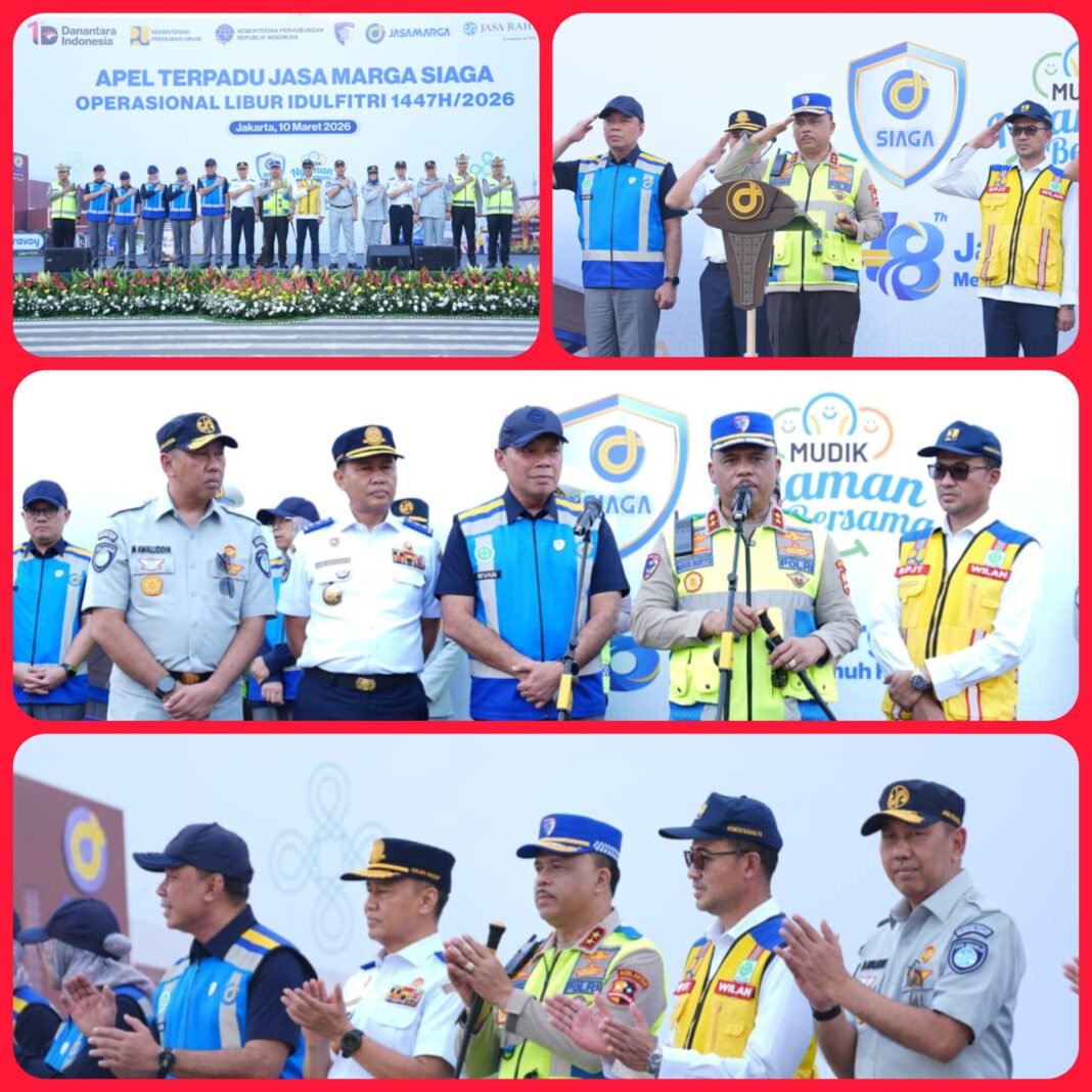 Kakorlantas Hadiri Apel Terpadu Jasa Marga Siaga, Kolaborasi dan Sinergitas Kunci Keberhasilan Kakorlantas Hadiri Apel Terpadu Jasa Marga Siaga, Kolaborasi dan Sinergitas Kunci Keberhasilan