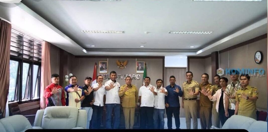 Terima Audiensi KONI, Bupati Karo Tegaskan Komitmen Peningkatan Prestasi Olahraga Daerah Terima Audiensi KONI, Bupati Karo Tegaskan Komitmen Peningkatan Prestasi Olahraga Daerah