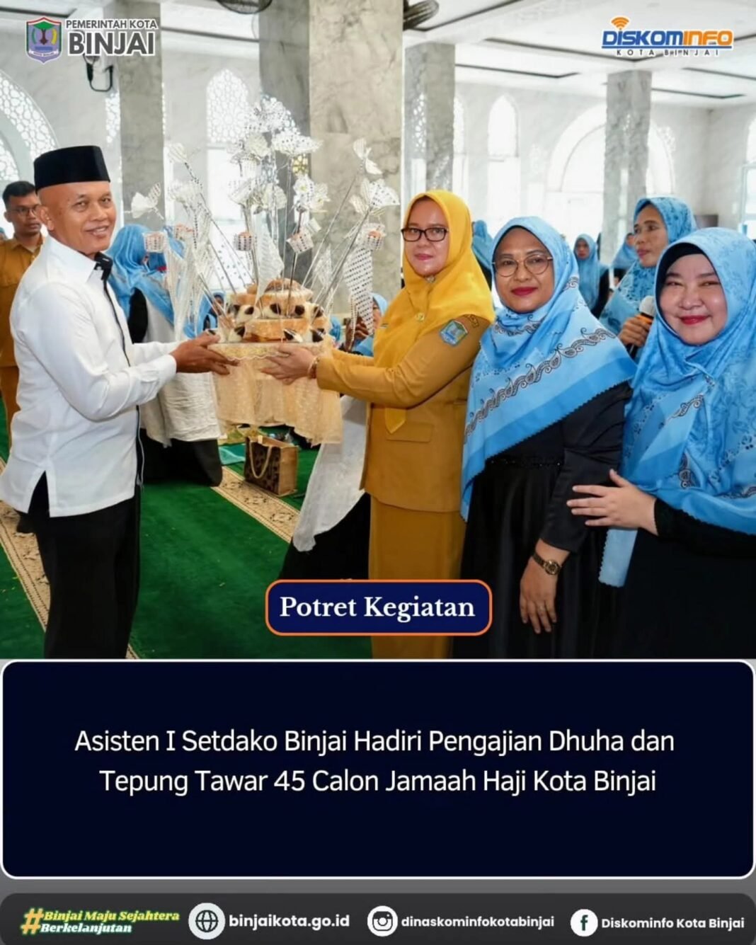 Asisten I Setdako Binjai Hadiri Pengajian & Tepung Tawar Calon Haji Asisten I Setdako Binjai Hadiri Pengajian & Tepung Tawar Calon Haji