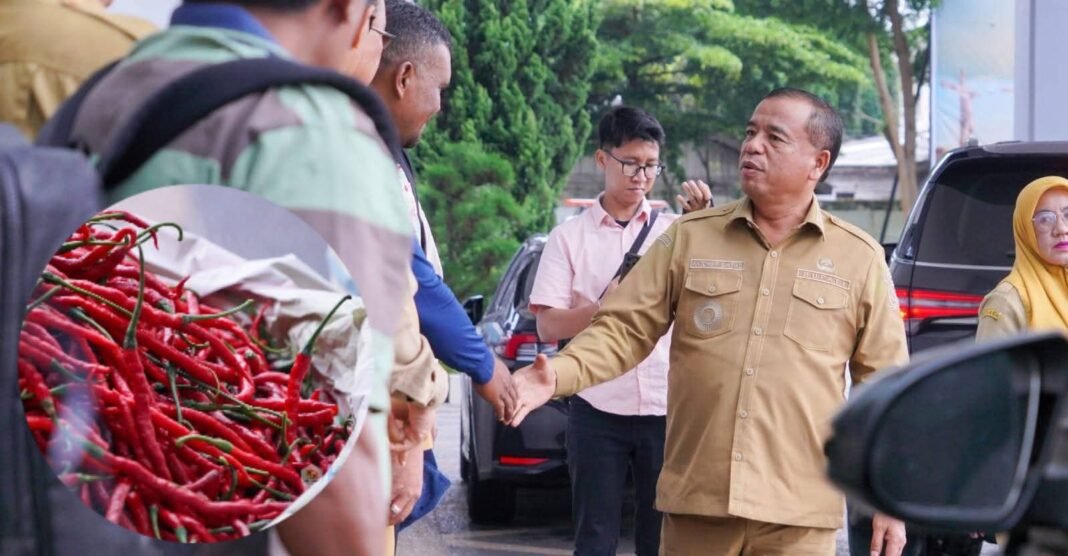 Perkuat KAD !Bupati Karo Lepas Pengiriman Cabai Merah ke Kota Palangka Raya Perkuat KAD !Bupati Karo Lepas Pengiriman Cabai Merah ke Kota Palangka Raya