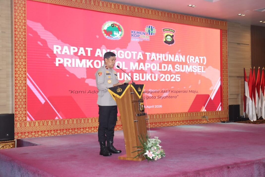 Wakapolda Sumsel: Koperasi Profesional Kunci Stabilitas Ekonomi dan Kesejahteraan Polri Wakapolda Sumsel: Koperasi Profesional Kunci Stabilitas Ekonomi dan Kesejahteraan Polri