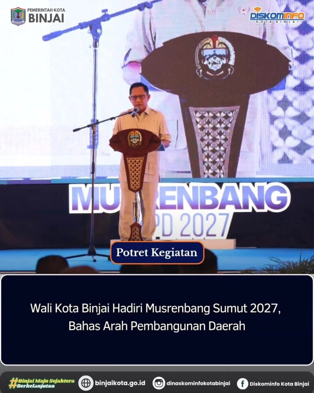 Wali Kota Binjai Hadiri Musrenbang Sumut 2027, Bahas Arah Pembangunan Daerah Wali Kota Binjai Hadiri Musrenbang Sumut 2027, Bahas Arah Pembangunan Daerah