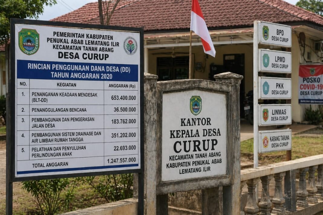 Dana Desa Curup 2020 Rp1,24 Miliar, Rincian Penggunaan Disorot untuk Klarifikasi Dana Desa Curup 2020 Rp1,24 Miliar, Rincian Penggunaan Disorot untuk Klarifikasi