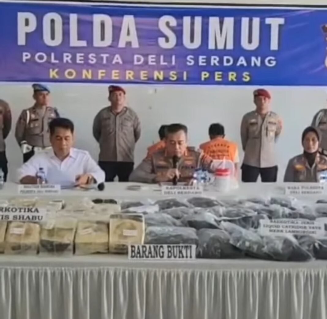 Polresta Deli Serdang Bongkar Jaringan Narkoba, Sita Puluhan Kg Sabu di Gerbang Tol Polresta Deli Serdang Bongkar Jaringan Narkoba, Sita Puluhan Kg Sabu di Gerbang Tol