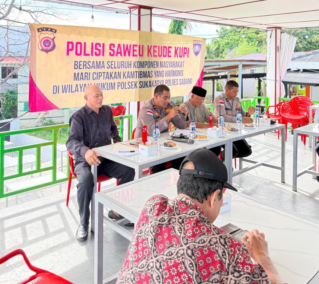 Polsek Sukakarya Gelar “Saweu Keudee Kupi” Perkuat Sinergi dengan Masyarakat | Kompas.sbs.-News. Polsek Sukakarya Gelar “Saweu Keudee Kupi” Perkuat Sinergi dengan Masyarakat | Kompas.sbs.-News.