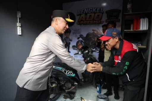 Kapolda Sumsel Resmikan Kedai ADO Presisi dan 21 Kedai Kamtibmas di 17 Polres, Jadi Pusat Dialog Ojol* Kapolda Sumsel Resmikan Kedai ADO Presisi dan 21 Kedai Kamtibmas di 17 Polres, Jadi Pusat Dialog Ojol*
