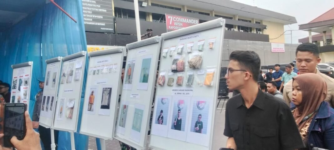 Polrestabes Medan Ungkap 143 Kasus Kejahatan dalam Dua Pekan, 178 Tersangka Diamankan Polrestabes Medan Ungkap 143 Kasus Kejahatan dalam Dua Pekan, 178 Tersangka Diamankan