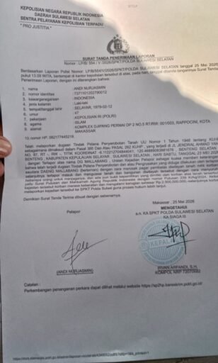 Preman Ngamuk Hancurkan Warisan Raja Daeng, Polda Sulsel & Propam Dikepung Laporan Panas! Preman Ngamuk Hancurkan Warisan Raja Daeng, Polda Sulsel & Propam Dikepung Laporan Panas!