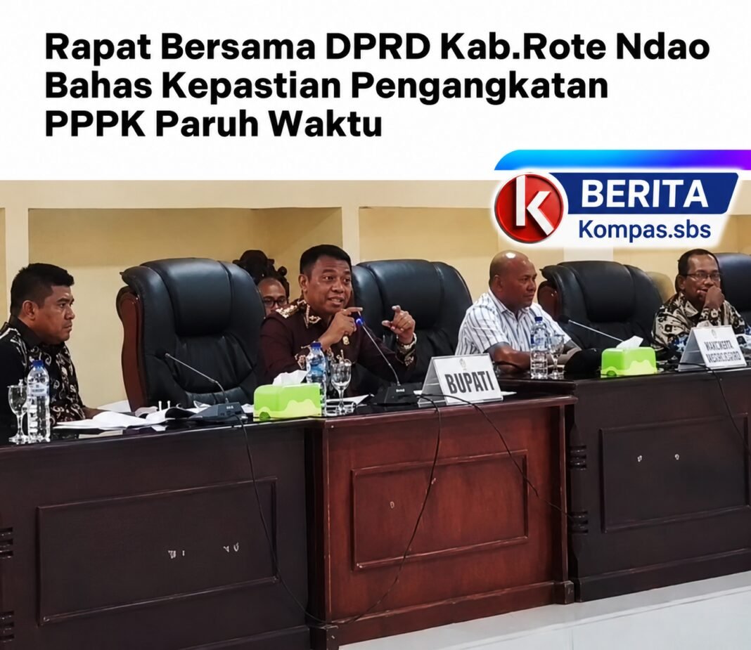 Bupati Rote Ndao Tegaskan Tidak Pernah Abaikan PPPK Paruh Waktu, Pelantikan Digelar 01 Juli 2026 Bupati Rote Ndao Tegaskan Tidak Pernah Abaikan PPPK Paruh Waktu, Pelantikan Digelar 01 Juli 2026