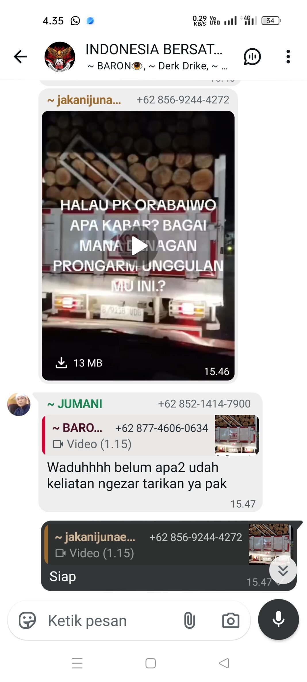 Truk KMP untuk Angkut Kayu Presiden Harus Diusut Tuntas,Audit, Hukum Tidak Boleh Ditawar Truk KMP untuk Angkut Kayu Presiden Harus Diusut Tuntas,Audit, Hukum Tidak Boleh Ditawar