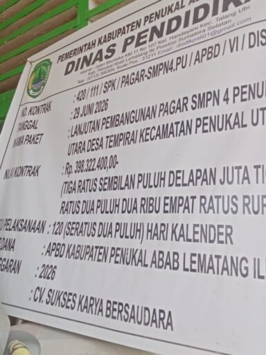 Diduga pagar SMPN.4 asal jadi Diduga pagar SMPN.4 asal jadi