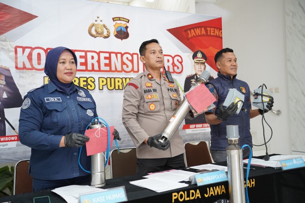POLRES Purworejo Berhasil Ungkap Kasus Pencurian Mesin Pompa Air Pertanian Di Ketawangrejo POLRES Purworejo Berhasil Ungkap Kasus Pencurian Mesin Pompa Air Pertanian Di Ketawangrejo