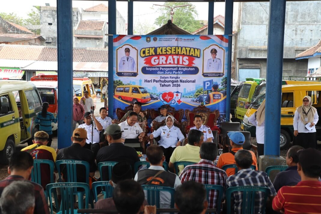 Jelang Peringatan Harhubnas 2026, Pemkab Purworejo Gelar CKG Bagi Pengemudi Angkutan dan Juru Parkir Jelang Peringatan Harhubnas 2026, Pemkab Purworejo Gelar CKG Bagi Pengemudi Angkutan dan Juru Parkir