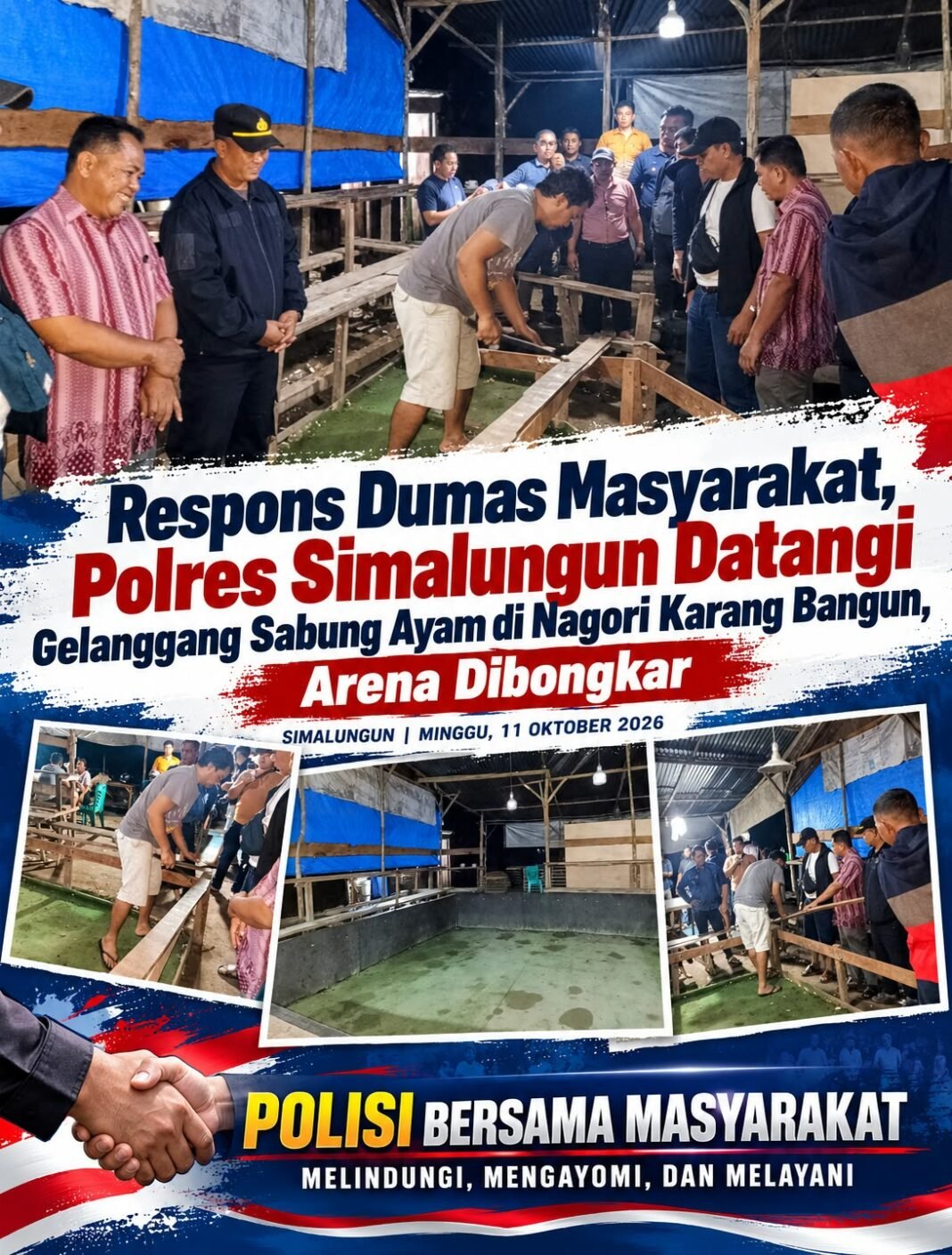 Dumas : Polsek Gunung Malela Resort Simalungun Chek Arena Sabung Ayam Dumas : Polsek Gunung Malela Resort Simalungun Chek Arena Sabung Ayam