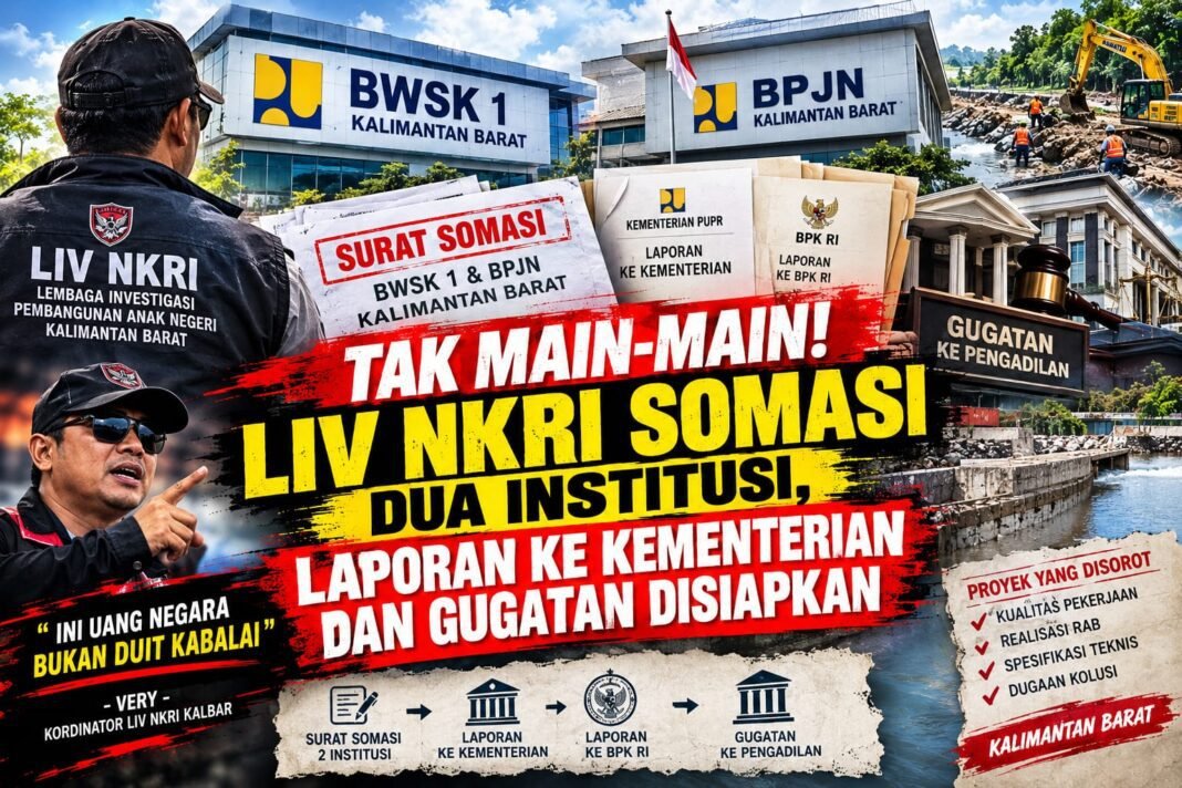 Tak Main-Main! LIV NKRI Somasi Dua Institusi, Laporan ke Kementerian dan Gugatan Disiapkan Tak Main-Main! LIV NKRI Somasi Dua Institusi, Laporan ke Kementerian dan Gugatan Disiapkan
