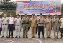 Apel Gelar Pasukan Ops Patuh Toba Kabupaten Karo 2026