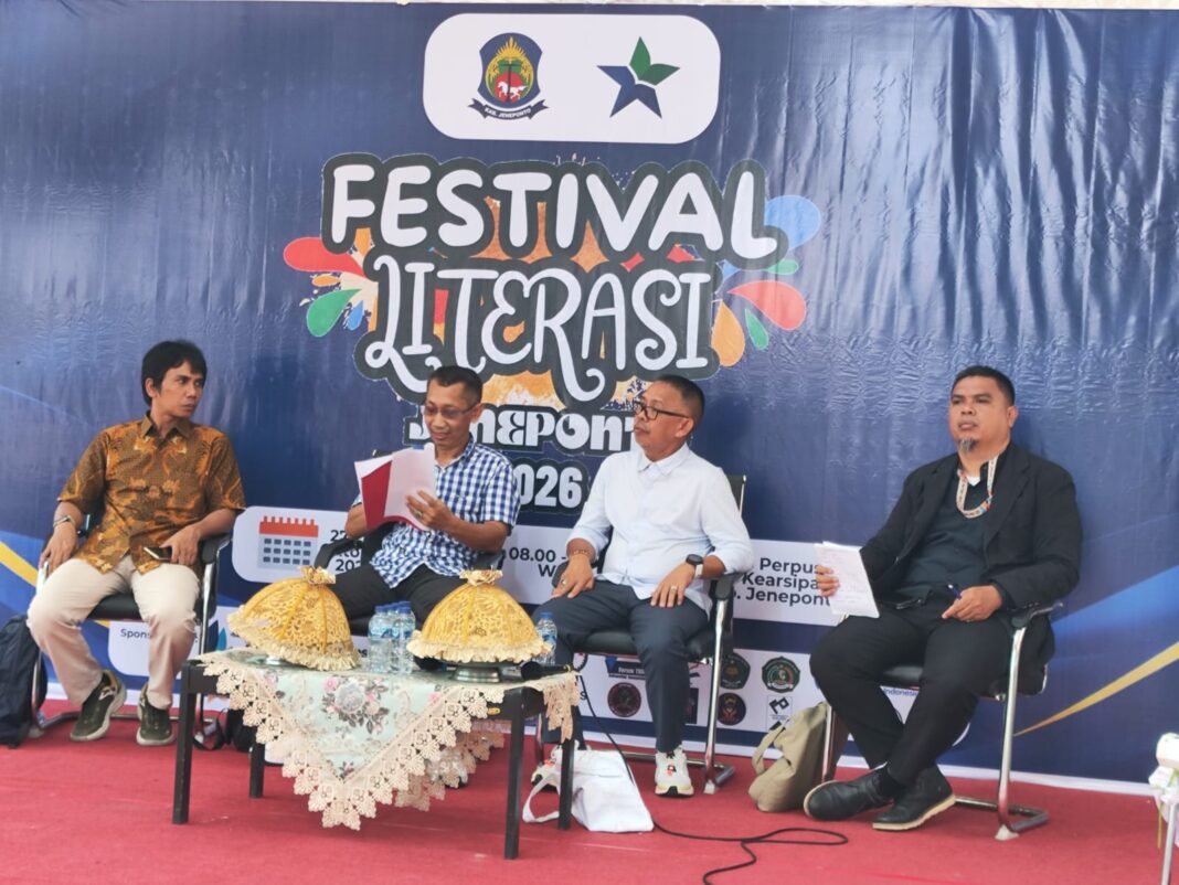 Hari Kedua Festival Literasi Jeneponto 2026, Gelar Wicara Angkat Sejarah Lanto Daeng Pasewang Hari Kedua Festival Literasi Jeneponto 2026, Gelar Wicara Angkat Sejarah Lanto Daeng Pasewang