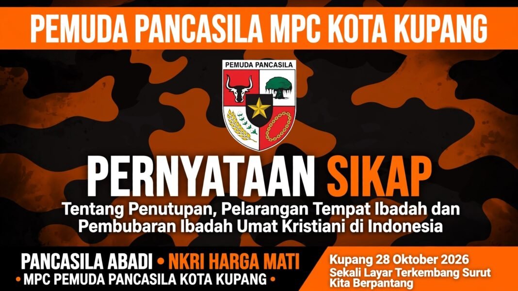 Sikap Tegas Pemuda Pancasila Kota Kupang: Tolak Penutupan Gereja, Pancasila Harga Mati! Sikap Tegas Pemuda Pancasila Kota Kupang: Tolak Penutupan Gereja, Pancasila Harga Mati!
