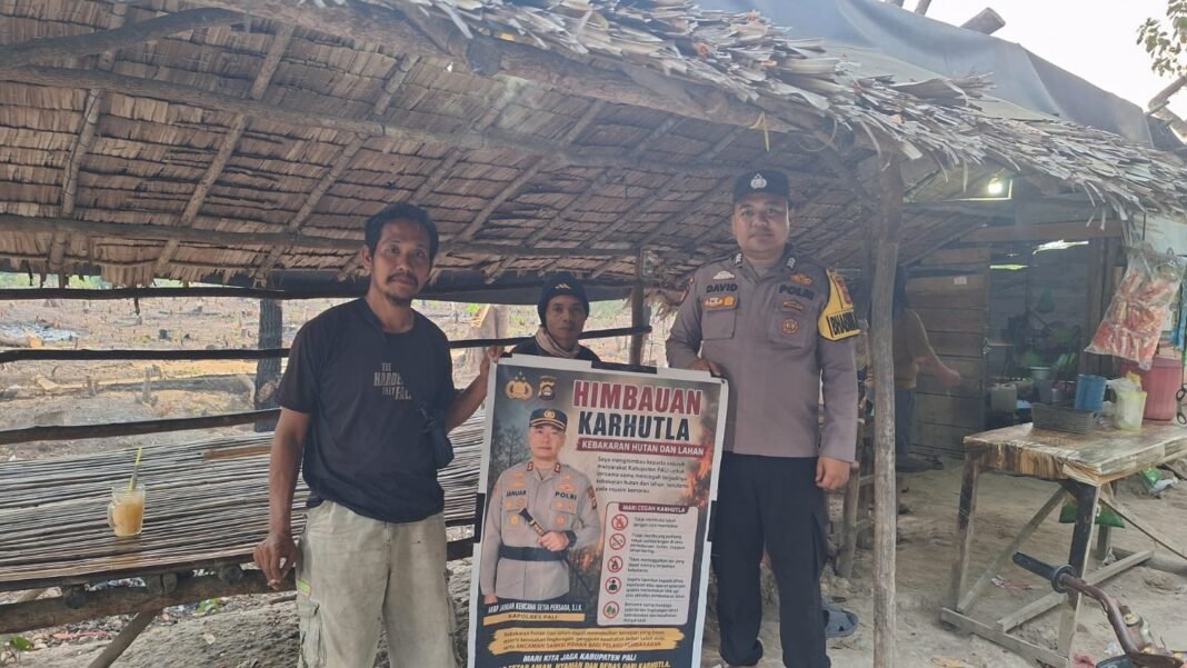 . Polsek Penukal Gencarkan Pencegahan Karhutla, Warga Penukal Diimbau Tidak Bakar Lahan . Polsek Penukal Gencarkan Pencegahan Karhutla, Warga Penukal Diimbau Tidak Bakar Lahan