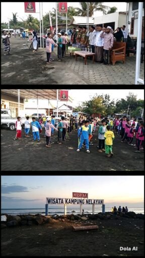 Memperingati hari santri Nasional SD dan SMP Wongsorejo yg diadakan di pantai kampung nelayan Memperingati hari santri Nasional SD dan SMP Wongsorejo yg diadakan di pantai kampung nelayan